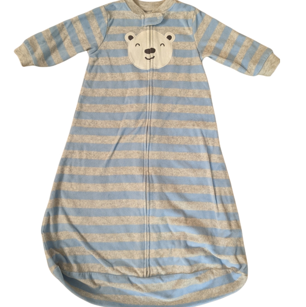 Carter's Sleep Sack Blue & Gray Size Medium (6-9M)